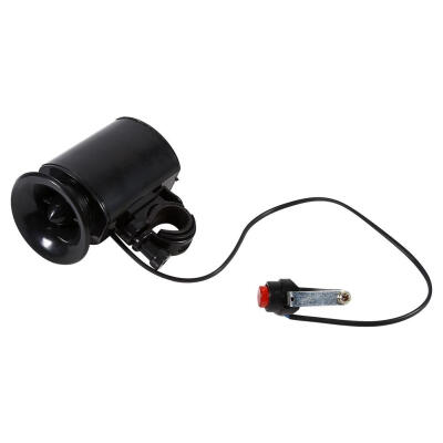 

Greensen Black 6-Loud Sound Electronic Horn Bell Ring Bell Alarm Speaker Bicycle Handlebar Accessory Bike Ring Alarm Bike Bell