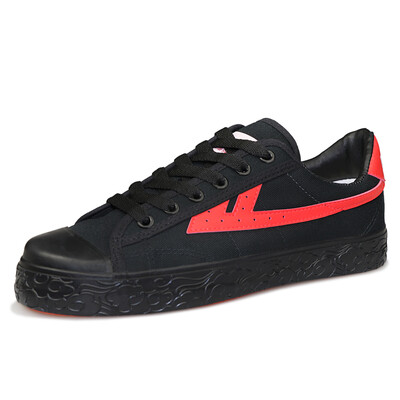 

Warrior canvas shoes low to help casual couple models with flat-bottom sports WL0003T red black 41 large one yard