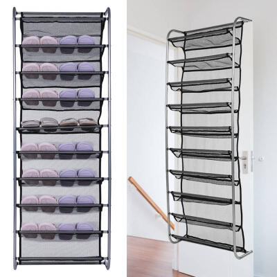 

Greensen Over Door Hanging Shoe Rack Shelf Organiser Hook Holder Storage Stand