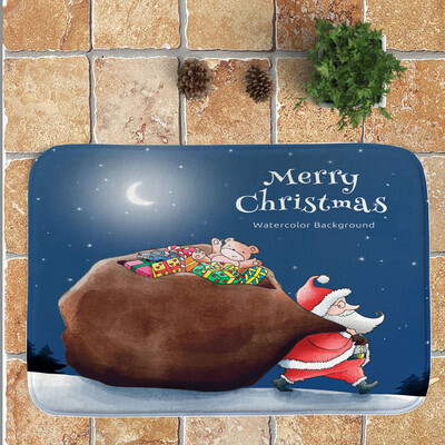 

Tailored Christmas Festival Entrance Door Bathroom Mat Indoor Bath Decor