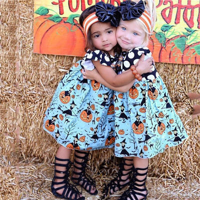 

Toddler Kids Baby Girls Princess Dress Party Wedding Pageant Formal Dresses Halloween
