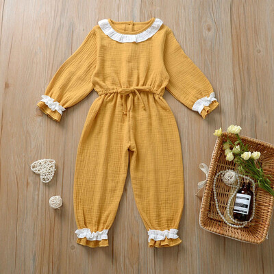 

Toddler Baby Girl Clothes Long Sleeve Romper Jumpsuit Bodysuit Overall Outfit