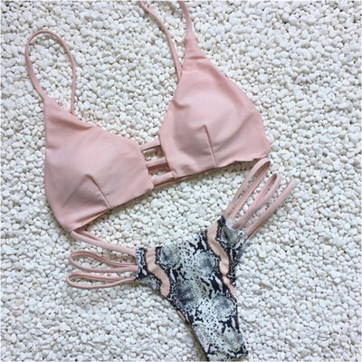 

Roseonmyhand Women Floral Print Bikini Set Swimming Two Piece Swimsuits Swimwear Beach Suit
