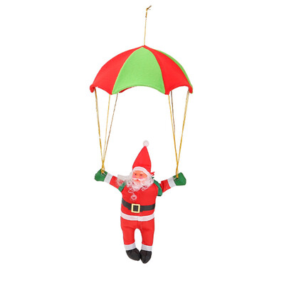 

〖Follure〗Santa Claus In Parachute Christmas Tree Hanging Ornament Xmas Decoration