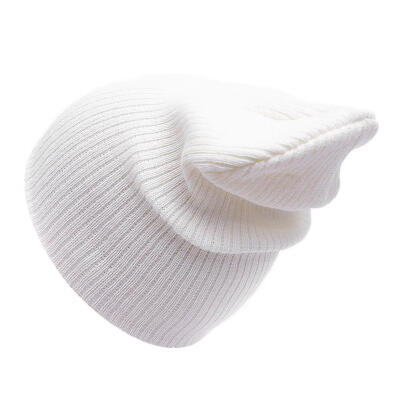 

Unisex Women Men Cap Solid Color Warm Hat Skullies Knitted Beanie Cap