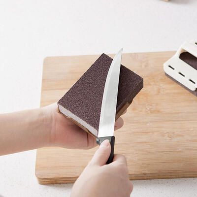 

Kitchen Double-sided Magic Emery Sponge Brush Dirt Rust Removal Cleaner