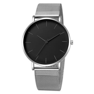 

Erkek Kol Saati Business Watch 2019 New Arrival MenS Mesh Band Stainless Steel Quartz Wristwatch Luxury Minimalist Watches
