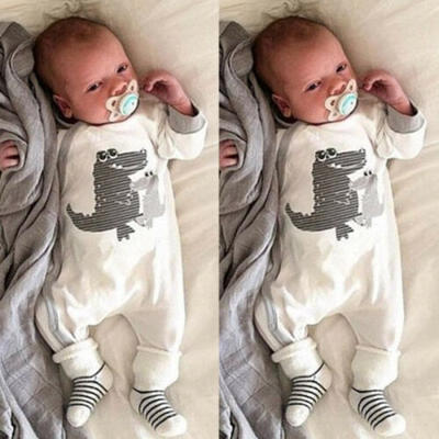 

Cotton Newborn Baby Boy Girl Cartoon Romper Bodysuit Jumpsuit Outfits Clothes