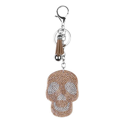 

Full Drill Special Shaped Diamond Painting Skull Keychain Bag Pendant Gift