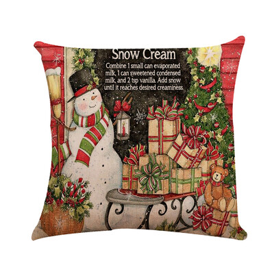

〖Follure〗Christmas Pillow Covers Embroidery Throw Pillow Cases for Home Car Decorative