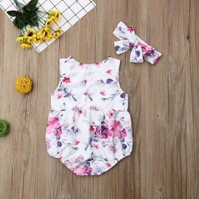 

Newborn Baby Kid Girl Clothing Lace Romper Bodysuit Jumpsuit Outfit Clothes