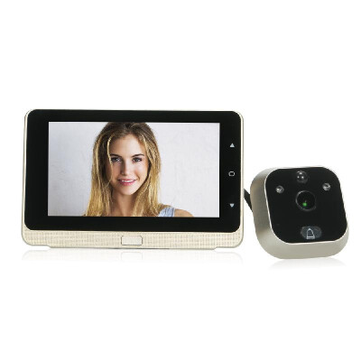 

Wireless Digital Peephole Door Viewer 5" TFT OLED Monitor 160° Wide Angle Lens Door Eye Doorbell HD 10MP IR Camera PIR Motion Det