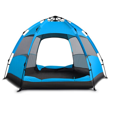 

MIAN BAO SHU automatic tent multi-person double hexagonal tent 3-5 people 13539