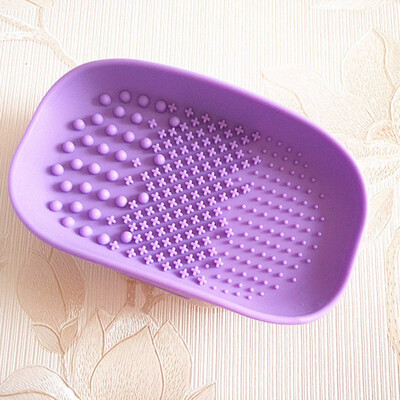

Outdoor Silicone Multifunctional Soap Dish Makeup Brush Cleaner