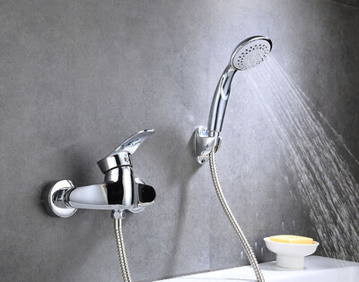 

Olinia Bath Shower Single Holder Dual Control Faucet In The Bathroom With Shower Head Modern Bath Tap Shower Mixer OL8097