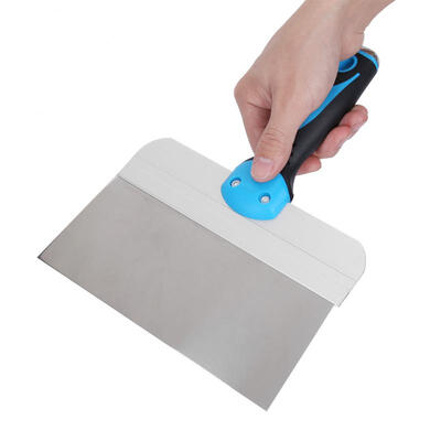 

Greensen Stainless Steel 8in Scraper Putty Taping Knife Soft-Grip Handle Drywall Finishing Painter Tool