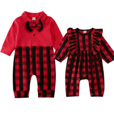 

Christmas Baby Boy Girl Romper Jumpsuit Newborn Infant Outfits Clothes Check