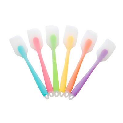 

Colorful Silicone Pastry Spatula Translucent Cake Cream Butter Scraper