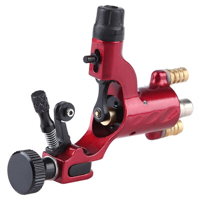 

Aluminum Alloy Rotary Motor Tattoo Coral Machine with Hook Line RCA Dual Port