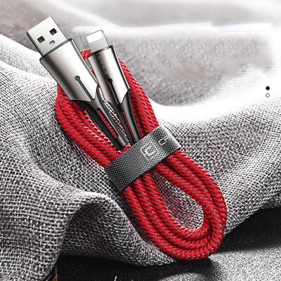 

Two-tone Lightning Cable Extra Long Charging And Syncing Cord For IPHONE-12m