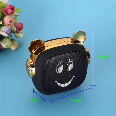 

LN-14 Mini Cute Bluetooth Speaker Portable Outdoor Loudspeaker Support FM Radio Memory Card