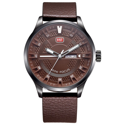 

BOFUTE Male Watches Sports Watch Fashion Watch Japanese Quartz Movement Calendar Luminous Waterproof Genuine Leather Strap 0028G