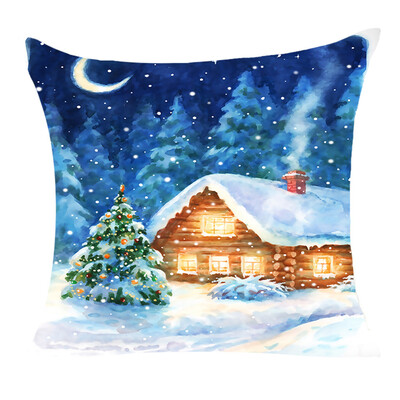 

Tailored Christmas Pillow Cover Decor Pillow Case Sofa Waist Throw Cushion Cover