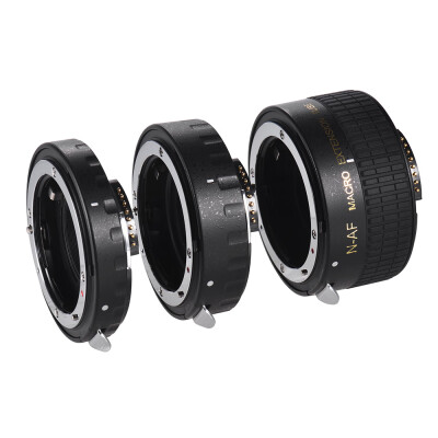 

Auto Focus Macro Extension Tube Set Copper AF Macro Lens Extension Tube Ring with Covers for Nikon D300 D7000 D7100 D7200 D800 D81