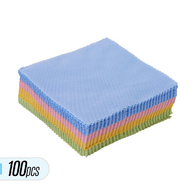 

100pcs 504472Inches Microfiber Cleaning Polishing Cloth Musical Instrument Cleaner for Violin Guitar Piano Clarinet Care Tools