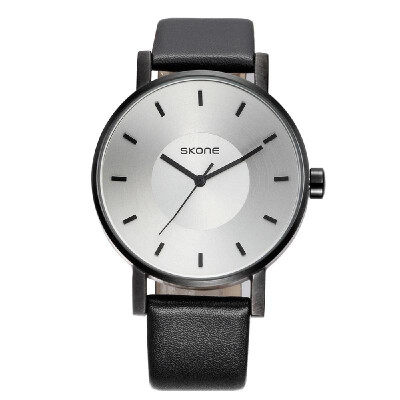 

SKONE Fashion Luxury Quartz Couple Watches Water-Proof PU Leather Lovers Watch Men Women Casual Wristwatch