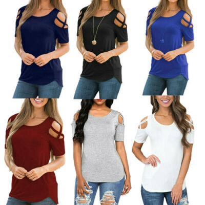 

Women Loose T-Shirt Fashion Summer Casual Short Sleeve Blouse Tops Shirt T-Shirt