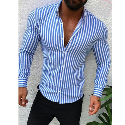 

Fashion Mens Luxury Stylish Slim Fit Shirt LMens Luxury Stylish Slim Fit Shirt Tops