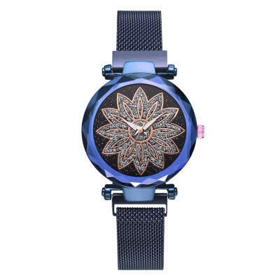 

women luxury fashion watches magnet mesh band stainless steel quartz wristwatch ladies luxurious elegant watches relogio