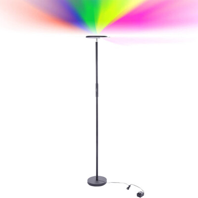 

Gobestart RGB LED Floor Lamp Dimmable Light Remote control Via Android&IOS APP