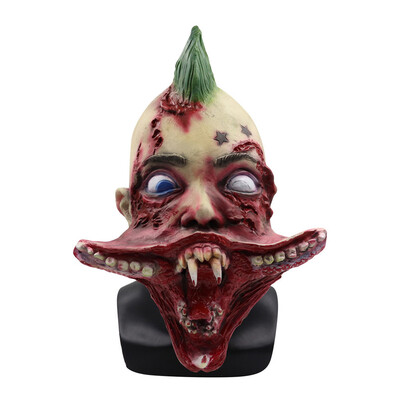 

Siaonvr Creepy Scary Bleeding Helmet Horror Cosplay Costume Mask Halloween Props