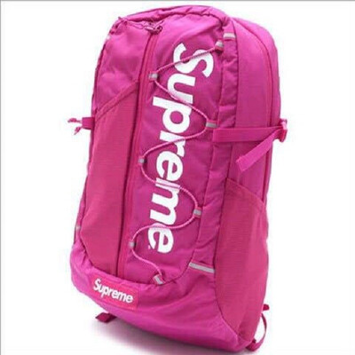 

Supreme offwhite outdoor athletic canvas sport bag fashion casual lightweight men women backpack student school bag girl boy