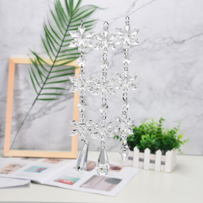 

〖Follure〗Acrylic Snowflake Christmas Wedding Tree Hanging Decoration Decoration For DIY P