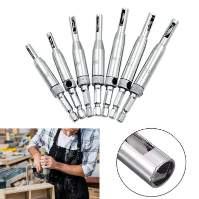 

〖Follure〗7 Pcs Center Drill Bit Set Self Centering Hinge Tapper Core Hole Puncher Tools