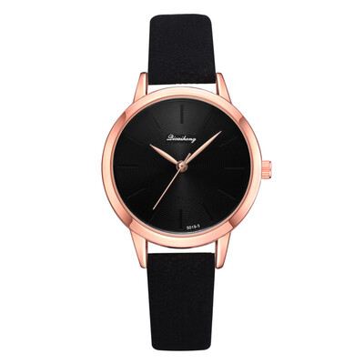 

Quartz watch exquisite ladies fashion wild table rose gold border