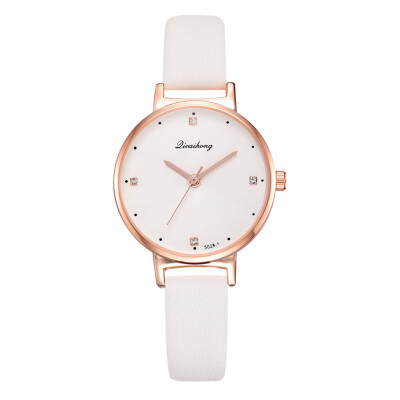 

Fashion watch new pu strap quartz watch trend simple wild ladies watch