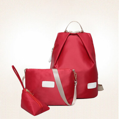 

Tailored Fashion Women New Shoulder Bag Casual Travel College Student Bag Handbag 3PCs