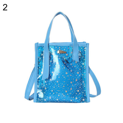 

Fashion Star Transparent PVC Square Women Crossbody Shoulder Bag Tote Pouch