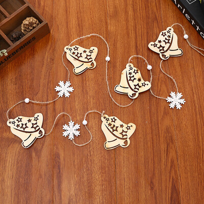 

Toponeto Christmas Decor Gifts Wooden Pendant Tree Ornament Party Home Hanging Decor