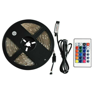 

3  USB Light Strip With 60 Lights RGB Colorful Background Wall Computer Lights Strip For RF Remote Control Household Decor