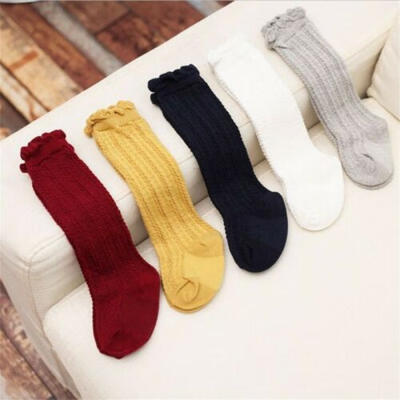 

Newborn Baby Toddler Knee High Cotton Cute Long Sock Boy Girls Leg Warmers Socks