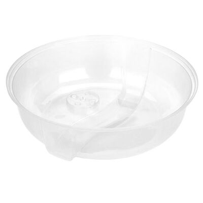 

Microwave Food Cover Plate Vented Splatter Protector Clear Kitchen Food Lid Vent Oilproof PP Lid