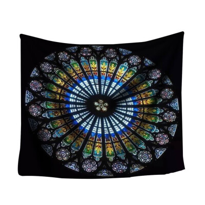 

Toponeto Colorful Print Tapestry Art Room Notre Dame Wall Hanging Tapestry Art Nature