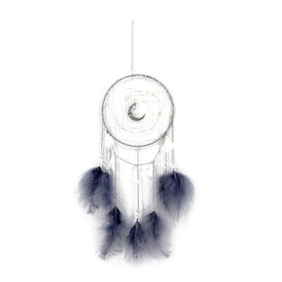 

Feathers Dream Catcher LED Light String Home Bedroom Hanging Pendant Decor
