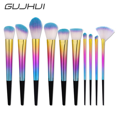 

〖Follure〗10Pcs Blending Pencil Foundation Eye shadow Makeup Brushes Eyeliner Brush