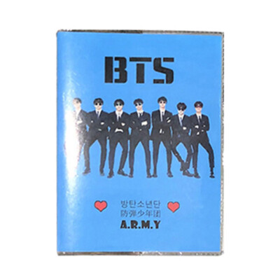 

KPOP BTS BLACK PINK TWICE Notebook Creative 64K Small Fresh Portable Rubber Sleeve Notebook Student School Supplies